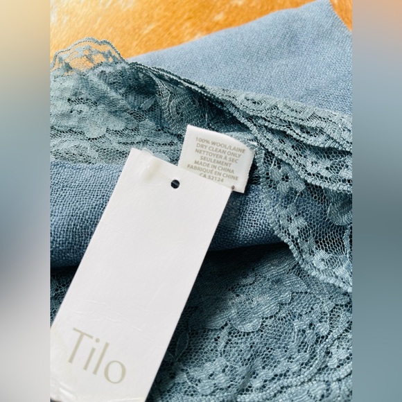 TILO Scarves for the Lace Lover 💙 NEW! Beautiful pieces day to night. - Picture 4 of 11